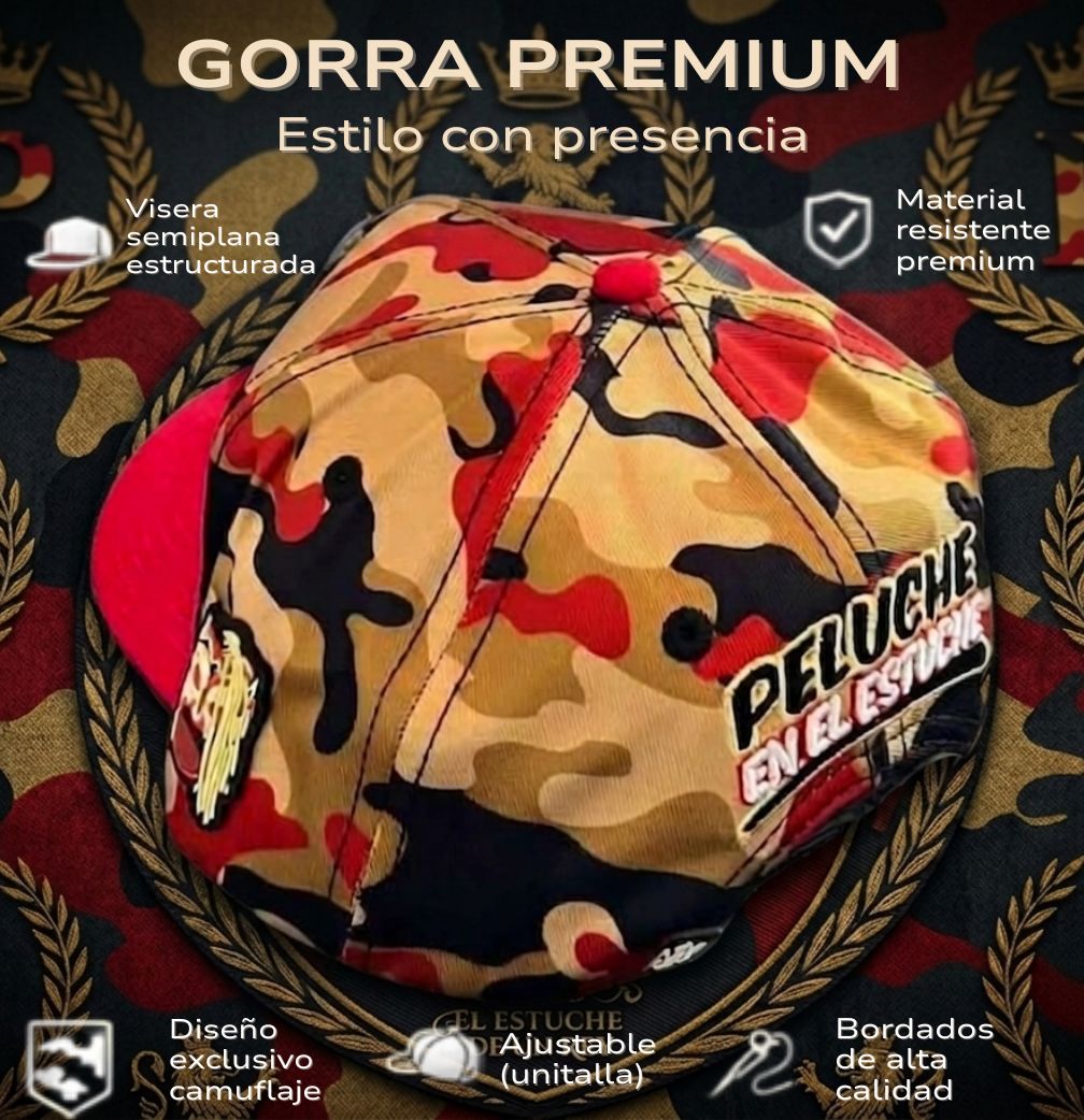 Gorra estilo urbano del Escorpión Dorado